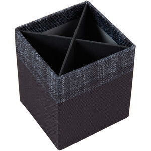 Tartan Pen Pot - Grey