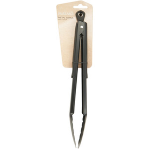 Malmo Metal Tongs - Black