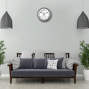 Tub Wall Clock with Thermometer by Audlee