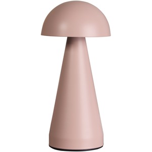 Rechargeable Pink Dome Table Lamp - Pink by Lighting Collection