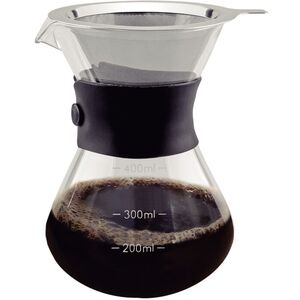 Tramontina Pour Over Coffee Maker with Stainless Steel Filter (400ml) - Transparent by Tramontina