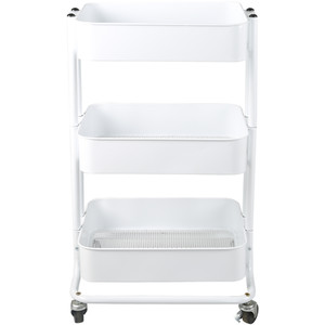 3 Tier Trolley - White