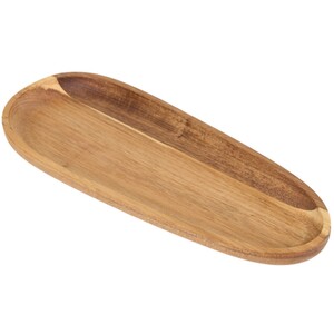 Acacia Wood Serving Platter - Natural / Long