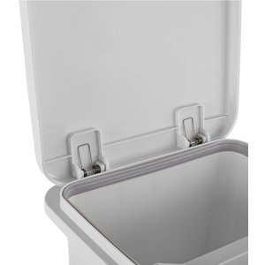 29L Double-Layer Rubbish Bin - White by Livingandhome