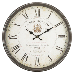 La Beaujolaise Wall Clock - Neutral