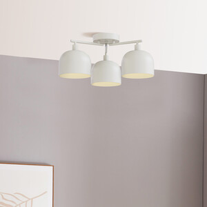Ace 3 Light Ceiling Fitting - Cream