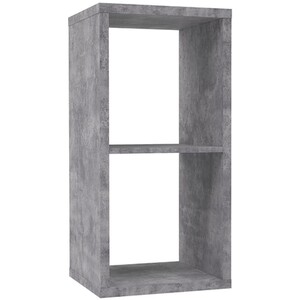 Mauro 1-Shelf Unit - Concrete Grey by Furniture To Go