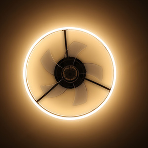 LED Ring Design Ceiling Fan Light by Livingandhome