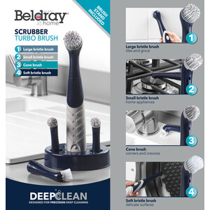 Beldray Deep Clean Scrubber Turbo Brush by Beldray