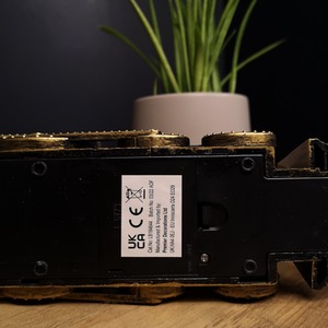 Water Spinner Christmas Train and with Santa Scene - Brown by Samuel Alexander