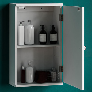 Priano Wall Cabinet - White by Vida Designs