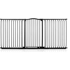 Extra Tall Curved Top Safety Gate - Matt Black / 197cm - 206cm by Safetots