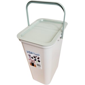 Moda Recycling Bin with Handle - Warm Grey and Sage