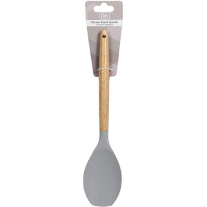 Oslo Silicone Round Spatula - Grey