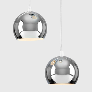 Retro Silver Chrome 3 Way Droplet Pendant Ceiling Light - Silver by ValueLights