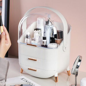 Luxurious Makeup Dustproof Organiser by Livingandhome
