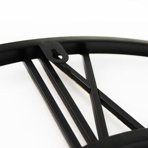 Large Metal Oversized Roman Numerals Wall Clock by WALPLUS