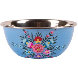 Pansy Picnic Bowl - 21.5cm - Ocean Pansy / 18.5cm by Billy Can