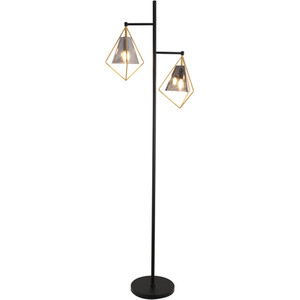 Parker Floor Lamp - Black and Gold
