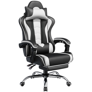 Yaheetech Ergonomic High Back Gaming Chair - White by Yaheetech