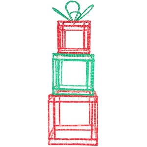 Acrylic Festive Present Stack
