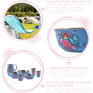 Pansy Picnic Bowl - 21.5cm - Cotton Pansy / 18.5cm by Billy Can