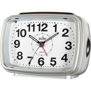 Titan 2 Alarm Clock Silver - Sliver by Acctim
