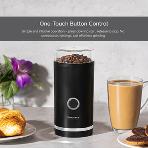 Innoteck Electric Coffee and Spice Grinder - Black by Innoteck