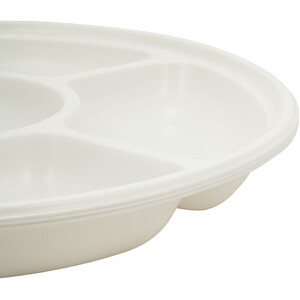 Pack of 3 Chip and Dip Platters - White