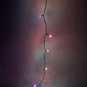 Premier 5m 50 Rainbow LED Battery Operated Christmas Lights - Rainbow by Samuel Alexander