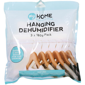 Pack of Three Hanging Dehumidifier Bags by My Home