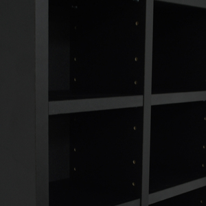 BLOCK - Tall Sleek 360 CD 160 DVD Media Storage Tower Shelves - Black - Black by Watsons