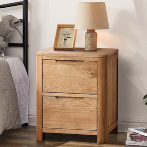 Oak Effect Bedroom Furniture Trio Set - Oak by Comfy Living