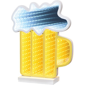 Beer Infinity Light - Yellow and Cool White