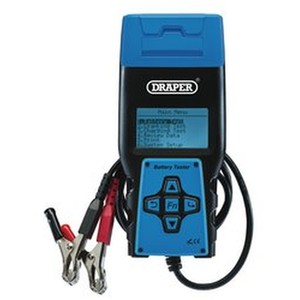 Draper Battery Tester With Printer - Blue by Draper