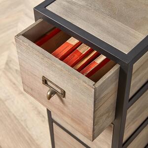 Home Source Derwent 3 Drawer Chest Storage Unit - Natural by Home Source