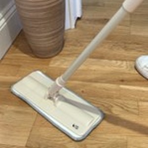 Greener Cleaner Telescopic Handle Microfibre Mop Cream - Cream by Greener Cleaner