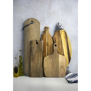 MasterClass Serving Platter Gourmet Prep Extra Long Mango Plank - Brown by MASTERCLASS