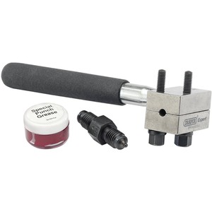 Draper Hand-Held Brake Pipe Flaring Tool (3 16 SAE) - Black/Grey by Draper