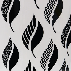 Small Leaves Waste Paper Bin by JVL