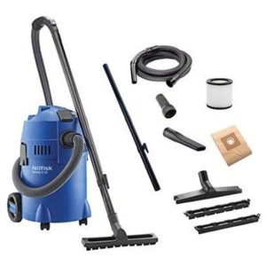 Nilfisk Buddy II Wet and Dry Vacuum for Indoor and Outdoor 18L 1200W - Blue by Nilfisk