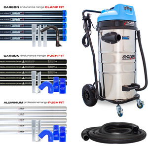 Cyclone Lite KV100 Gutter Vacuum 3600W Side Entry - Blue / Machine only by Kiam Products