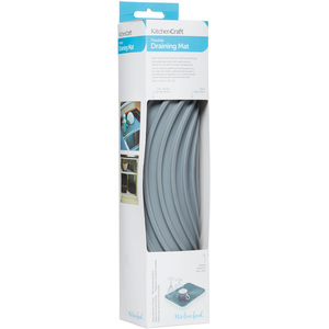 KitchenCraft Flexible Draining Mat - Grey by KitchenCraft