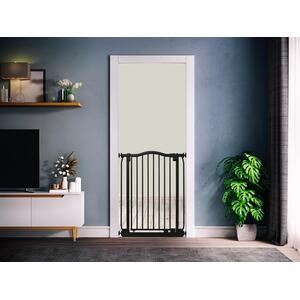 Extra Tall Curved Top Safety Gate - Matt Black / 98cm - 107cm by Safetots