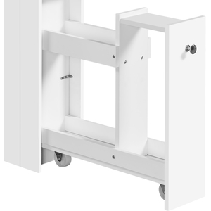 Bathroom Compact Freestanding Storage Cabinet - White by Yaheetech