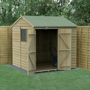 4LIFE Reverse Apex Shed 7x7 by Forest Garden