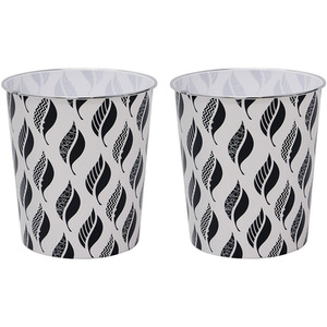 Small Leaves Waste Paper Bin by JVL