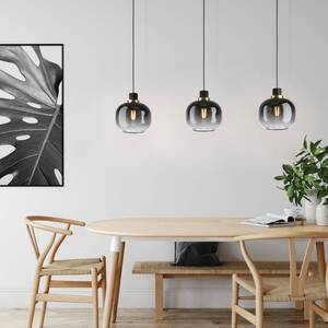 EGLO Oilella Black Grey Smoked Pendant - Black by EGLO