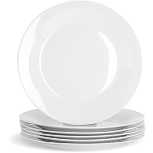 Classic White Dinner Plates - 27cm - White / 6 by Argon Tableware
