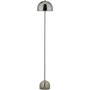 Portable Led Mushroom Floor Lamp Chrome - Silver by Lighting Collection